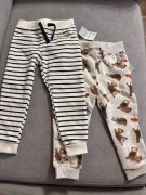 Dwie pary nowych spodni dresowych r.92