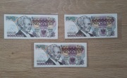 Zestaw banknotów dwumilionowych w stanach UNC