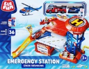 Emergency Station, Elefun Stacja ratunkowa Parking wóz strażacki helikopter