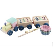 Drewniany Pociąg Edukacyjny/ Sorter
