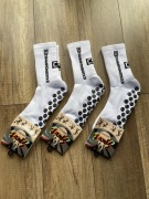 Piłkarskie skarpety antypoślizgowe 3 pary