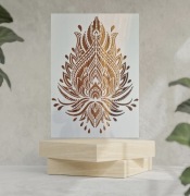 Szablon mandali, malarski, DIY, crapbookingu, tynk ozdobny - Nr M5