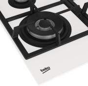 Płyta gazowa BEKO Pro500 HILW64225SW WOK Żeliwne ruszty Szkło