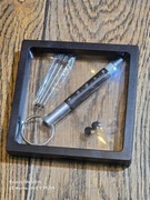 Długopis z linijką brelokiem