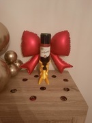 Złoty stojak na butelkę królik dekoracja wielkanocna uchwyt na wino prezent