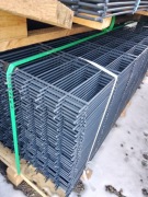 Kompletne ogrodzenie panelowe 2D 163cm 5/4/5 podmurówka łącznik betonowy 