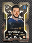 Match Attax EXTRA 2025/26 KHVICHA KVARATSKHELIA nr.CX7 ( PSG ) CHROME X
