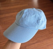 czapka z daszkiem niebieska błękitna Valento bawełna