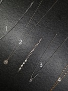 Naszyjnik Łańcuszek Łańcuch Chain Sygnet Symbol Kompas Perły Kulki Srebrny