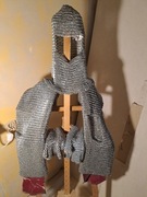 Stara kolczuga rycerska+rękawice