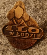 Odznaka, przypinka 1 LO w Łodzi 