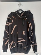 Bluza z kapturem MEGI roz. S-M czarna litery beż