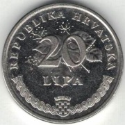 Chorwacja 20 lipa lip 1999 - 18,5 mm - nr 1