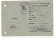 Legity.  służb.  pracownika Zjednoczenia Energ. Okr. Szczecińskiego z 1949r