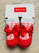 Skarpetki niemowlęce mama tata SOXO z  ABS Rozm. 16-18 antypoślizg