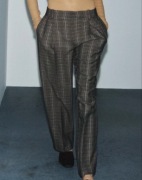 L 40 Zara spodnie w kratę klasyczne