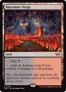 Blazemire Verge Karta Magic the gathering Mtg