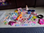 Giga zestaw akcesoriów dla dziewczynki korona pierścionki aparat biżuteria