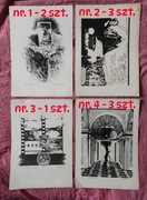 Stare grafiki i litografie – różni artyści, wiele wzorów