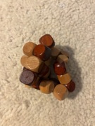 Kostka wąż gra logiczna łamigłówka drewniana