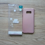 Etui case futerał pokrowiec na telefon Samsung Galaxy s8 plus pink różowy 