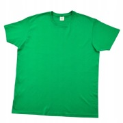 Męska zielona koszulka bawełniana na krótki rękaw rozm. XXL