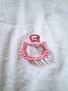 Klips do włosów różowa spinka klamra hello kitty y2k