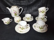 Serwis, zestaw do kawy, herbaty, kwiaty, MŚ Bielsko-Biała