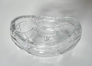 Misa kryształ gondola żardiniera patera PRL łódka