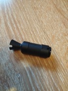 Stalowy tłumik płomienia do replik aks-74u E&l urządzenie wylotowe