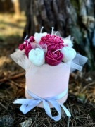 Flower box M świece sojowe z kwiatów na każdą okazję  