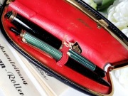 Pelikan 400, Pelikan 455 komplet NOS lata 50. EF 14C-585 etui dokumenty