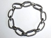 Bransoletka Rytosztuka, oryginał, srebro PRL, sygn