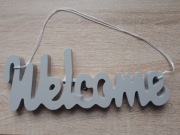 Zawieszka dekoracja drzwi Welcome 