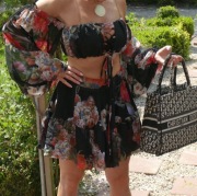 Komplet Joanna Muzyk: spódnica + bluzka