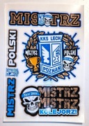 Vlepki Lech Poznań, arkusz, Fyrtel Północ + gratisy 