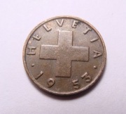 Szwajcaria 1 rappen 1953