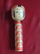 Stara kolekcjonerska tradycyjna duża lalka Kokeshi, Japonia 