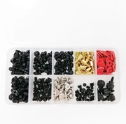 Zestaw śrub śrubek do komputera, elektroniki + organizer przewodów 