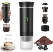 Przenośny bezprzewodowy ekspres do kawy mielonej i w kapsułkach