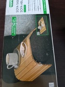 Mata bambusowa na podłokietnik sofy 