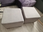 Szara Pufa 50cm na 50cm