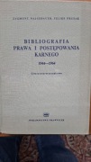 Bibliografia prawa i postępowania karnego 1944-1964