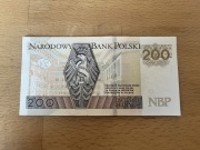 Banknot 200zł odbicie lustrzane EH 1270721