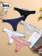 Zestaw stringów wielokolorowe S 5-pak nowe