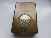 Zapalniczlka Benzynowa Mosiężna Jak Zippo The Punisher Custom Marvel