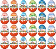 KINDER Niespodzianka jajko 24 x 20g seria MESSAGES - walentynki i nie tylko