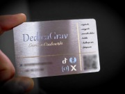 Pakiet 30 szt. - Tabliczka znamionowa Stal Nierdzewna 85x55mm