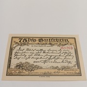 75 Pfennig 1921 rok 