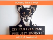 Tabliczka Pies jest Spoko na zamówienie SZEPT